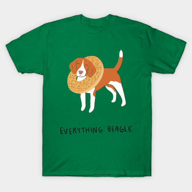 Everything Beagle T-Shirt by Megan Roy